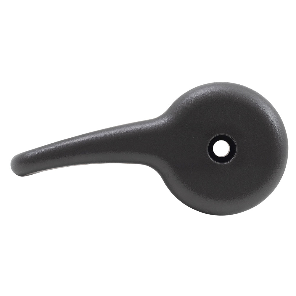 Brock Replacement Driver Front Recliner Handle Charcoal Black Compatible with 2003-2007 Silverado Sierra Pickup Truck w/ Split Bench