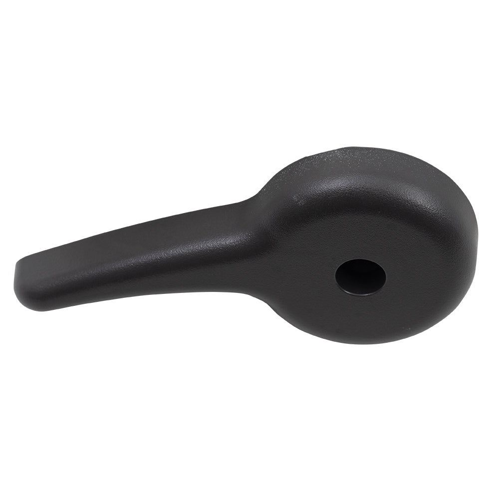 Brock Replacement Driver Front Recliner Handle Charcoal Black Compatible with 2003-2007 Silverado Sierra Pickup Truck w/ Split Bench
