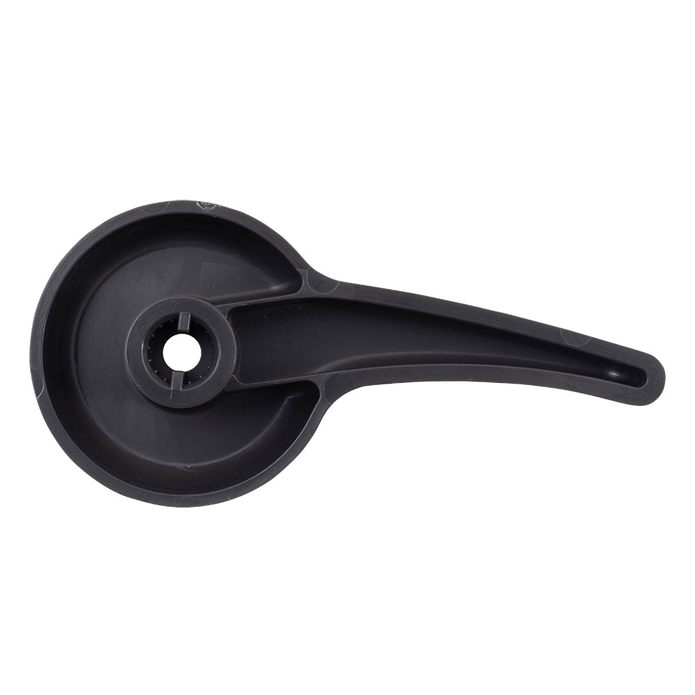 Brock Replacement Driver Front Recliner Handle Charcoal Black Compatible with 2003-2007 Silverado Sierra Pickup Truck w/ Split Bench