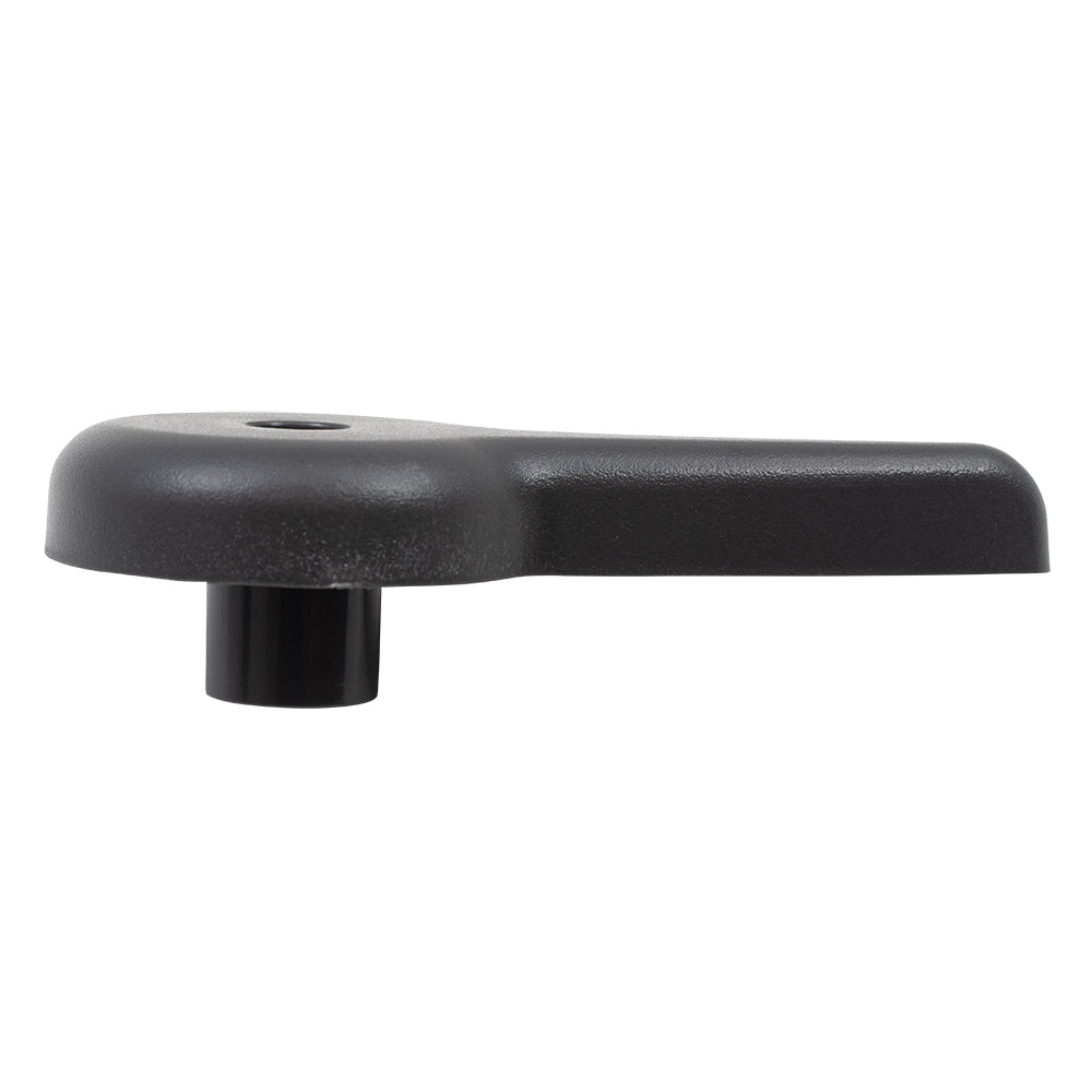 Brock Replacement Driver Front Recliner Handle Charcoal Black Compatible with 2003-2007 Silverado Sierra Pickup Truck w/ Split Bench