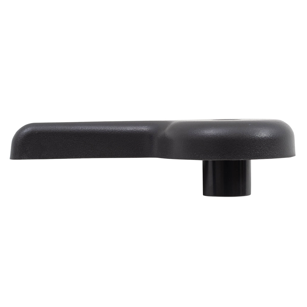 Brock Replacement Driver Front Recliner Handle Charcoal Black Compatible with 2003-2007 Silverado Sierra Pickup Truck w/ Split Bench