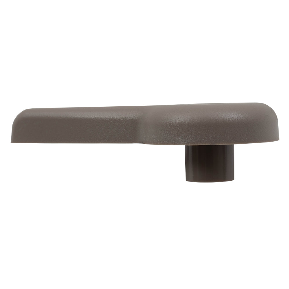 Brock Replacement Set Front Recliner Handles Tan Compatible with 2003-2007 Silverado Sierra Pickup Truck w/ Split Bench