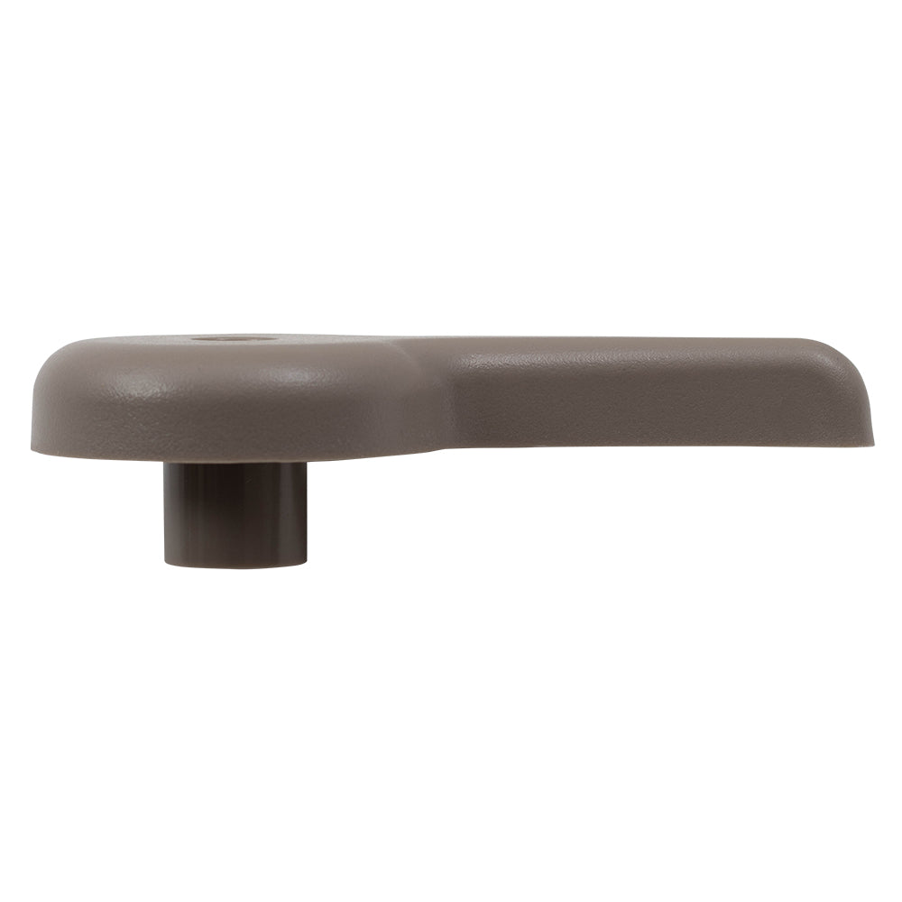 Brock Replacement Set Front Recliner Handles Tan Compatible with 2003-2007 Silverado Sierra Pickup Truck w/ Split Bench