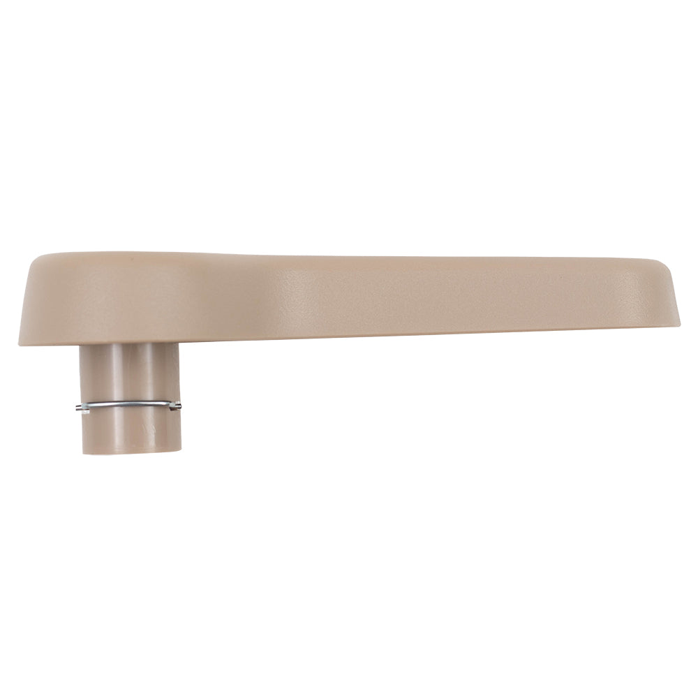 Brock Replacement Driver Front Beige Recliner Handle Compatible with 2007-2014 Silverado Sierra Pickup Truck