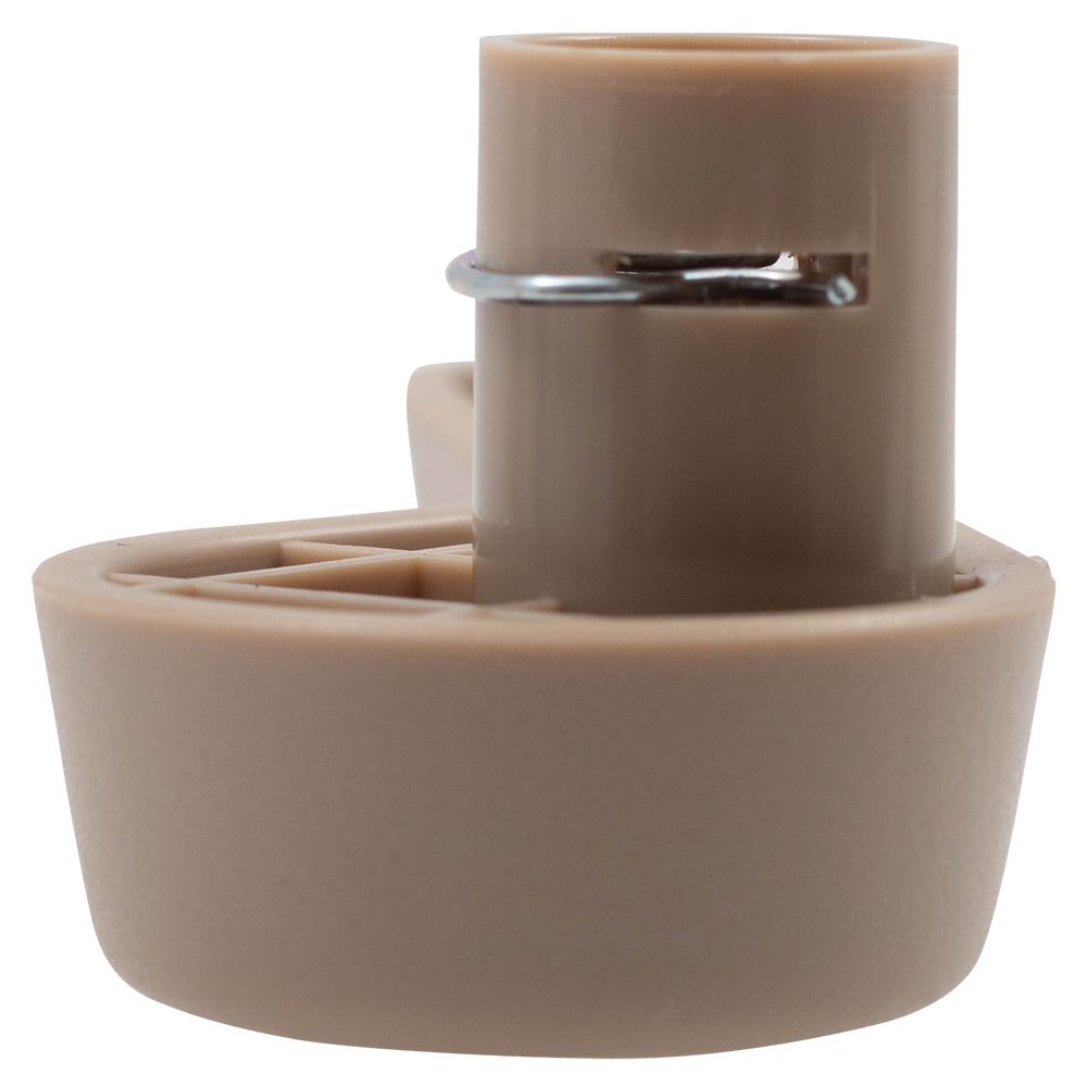 Brock Replacement Driver Front Beige Recliner Handle Compatible with 2007-2014 Silverado Sierra Pickup Truck