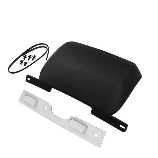 Brock Replacement Rear Bumper Trailer Hitch Tow Cover Black Compatible with 2007-2014 Suburban Tahoe Yukon 19172860 19172862 22832538