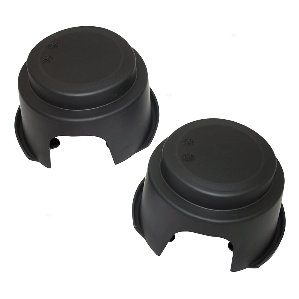 Brock Replacement Set Front Dash Cup Holders Drink Insert Liner Compatible with 1999-2005 Astro Safari 10374699 10374700