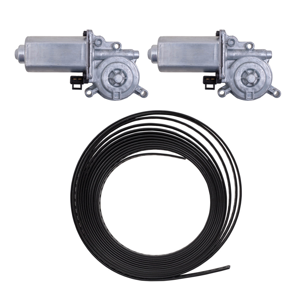 Brock Replacement Power Window Regulator Motor Compatible with 1992 Eldorado Seville
