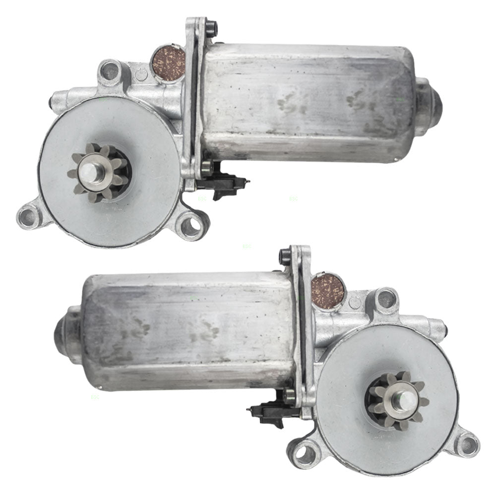 Brock Replacement Set Front Power Window Regulator Lift Motors Compatible with 1995-2005 Blazer 19152023 19151982