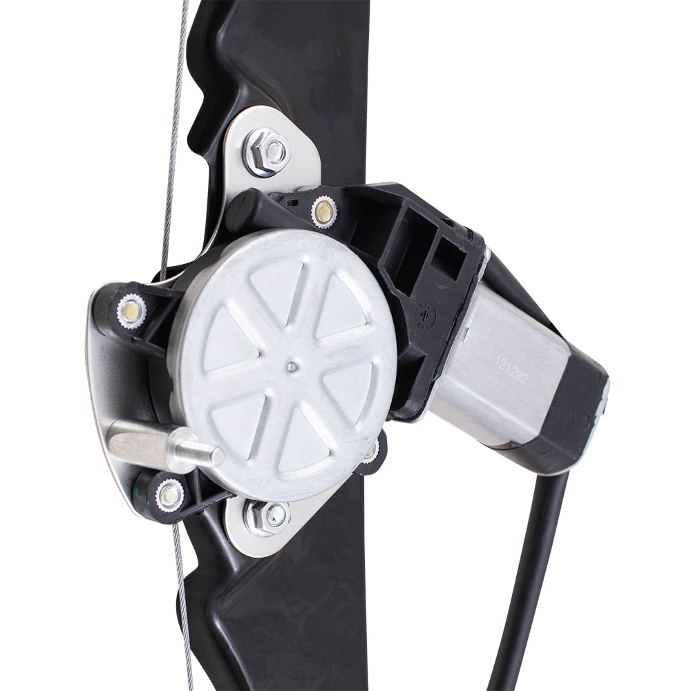 Brock Replacement Front Passenger Side Power Window Regulator with Motor Compatible with 2013-2016 Acadia/ 2017 Acadia Limited/ 2013-2017 Traverse/ 2013-2017 Enclave