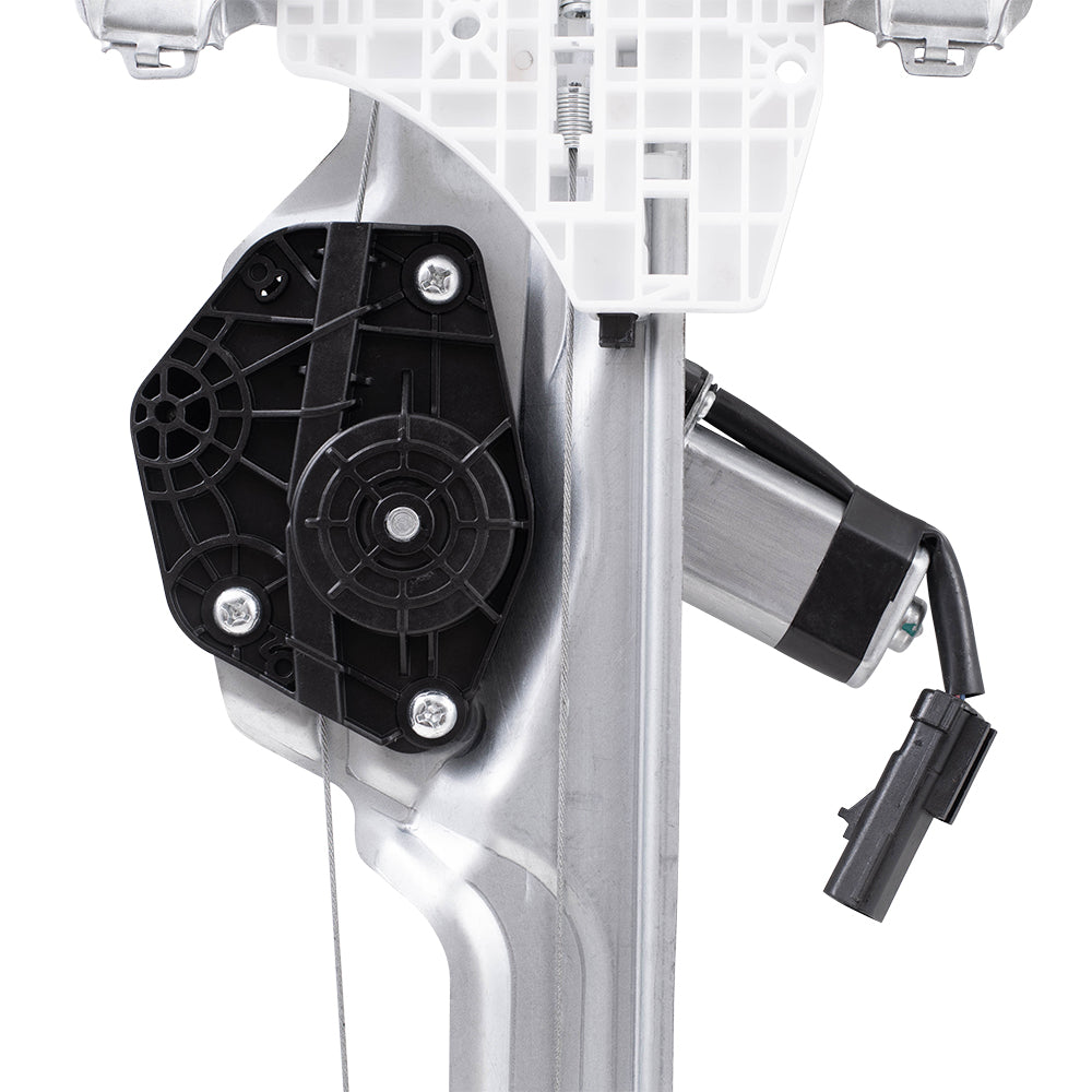 Brock Replacement Rear Driver Side Power Window Regulator with Motor Compatible with 14-20 GM Truck