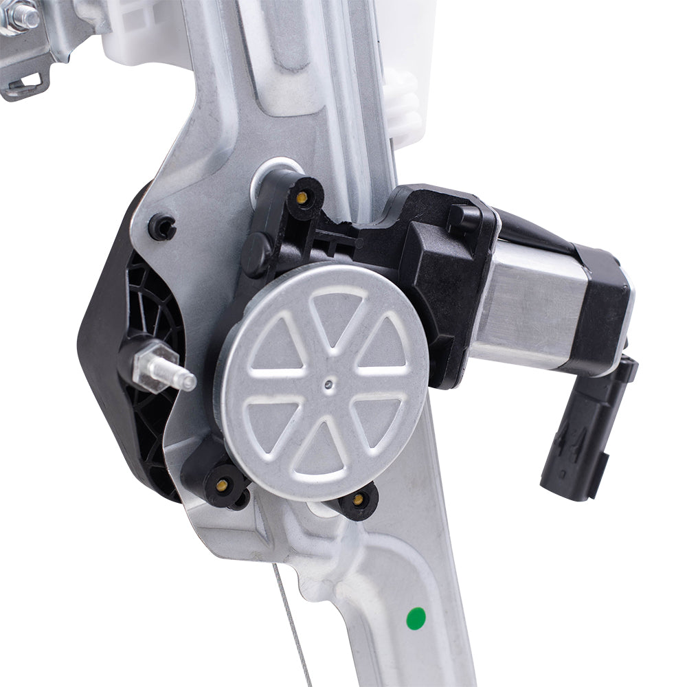 Brock Replacement Rear Passenger Side Power Window Regulator with Motor Compatible with 14-20 GM Truck