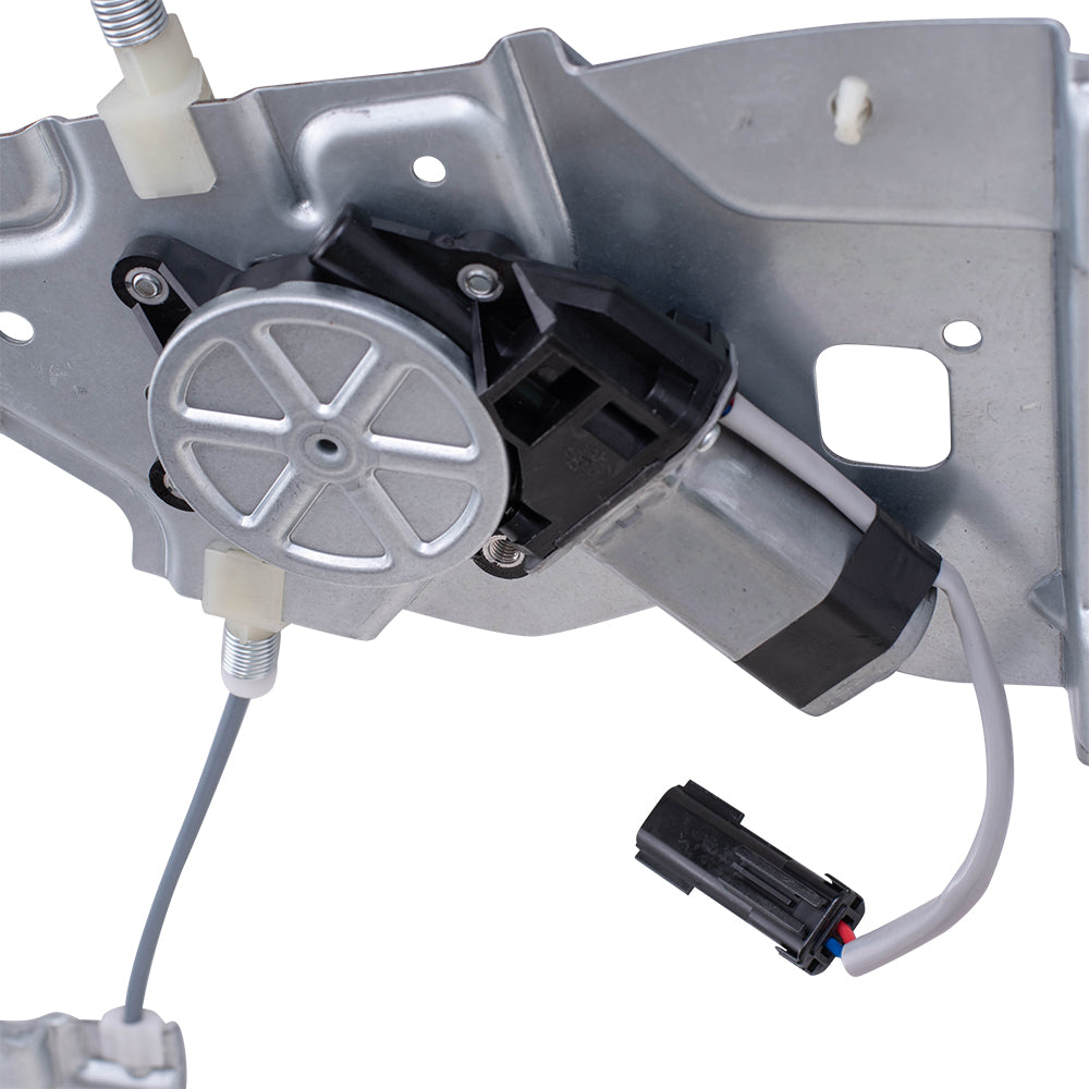 Brock Replacement Set Front Power Window Regulators with Motors Compatible with 2012-2017 Equinox