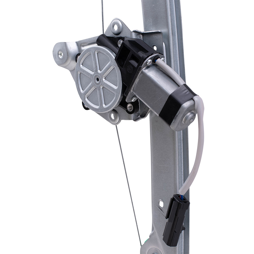 Brock Replacement Passenger Rear Power Window Regulator with Lift Motor Assembly Compatible with 2012-2017 Equinox
