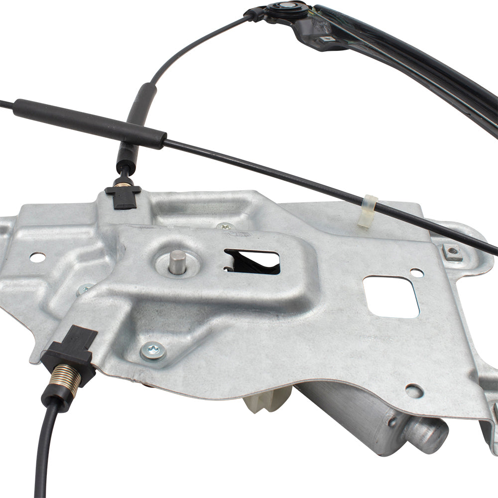 Brock Replacement Set Front Power Window Regulators with Lift Motors Compatible with 2010-2011 Equinox Terrain 22803199 22803200