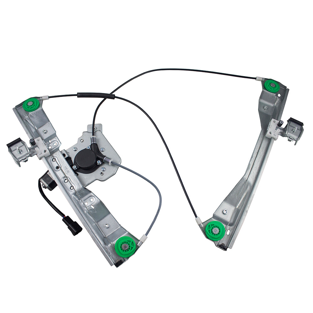 Brock Replacement Driver Front Power Window Regulator with Lift Motor Assembly Compatible with 05-10 Cobalt G5 Coupe 25852206