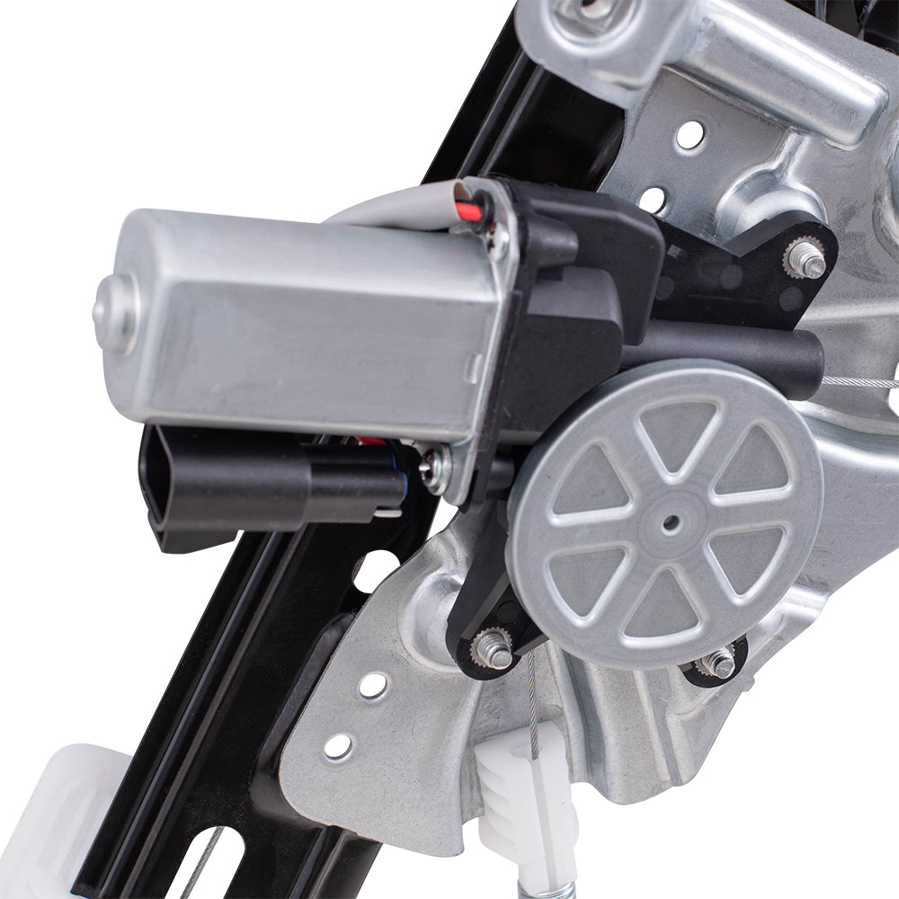 Brock Aftermarket Replacement Front Driver Left Passenger Right Power Window Regulator with Motor Compatible with 2012-2017 Buick Verano