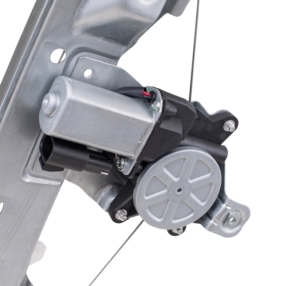 Brock Aftermarket Replacement Rear Driver Left Power Window Regulator with Motor Compatible with 2012-2013 Buick Verano