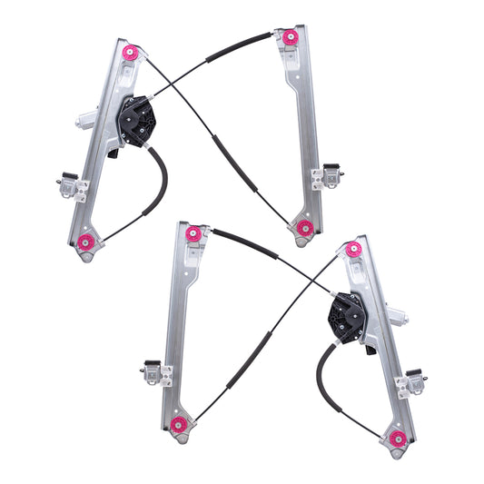 Window Regulator w/ Motor for 2015-2020 Tahoe 7 Pin Connector Front for 2015-2020 Suburban for 2016-2019 Suburban 3500 HD 84621036 Set GM1350232