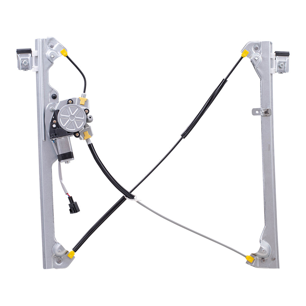 Brock Replacement Passenger Front Power Window Regulator and Lift Motor Assembly Compatible with 1999-2007 Silverado Sierra Pickup Truck 19120847