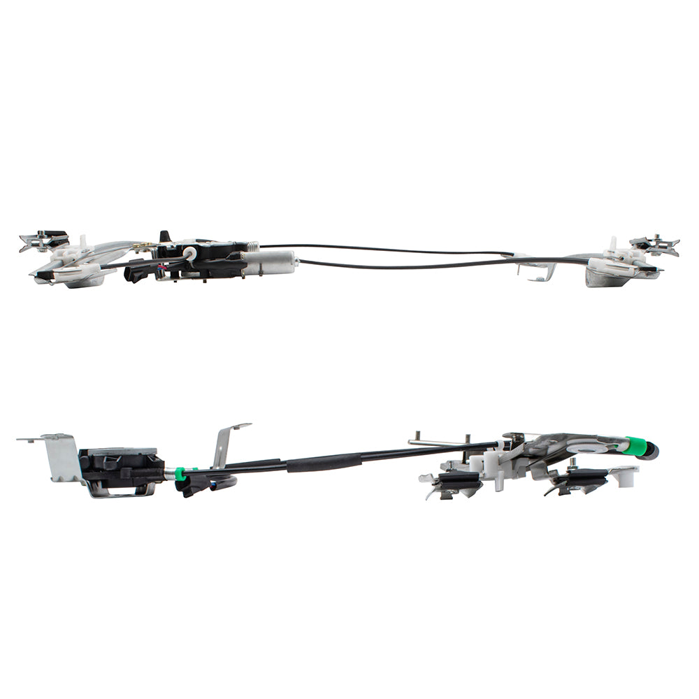 Brock Replacement 4 Pc Front & Rear Set Power Window Regulators with Motors Compatible with 2000-06 Tahoe Yukon 2002-2006 Escalade