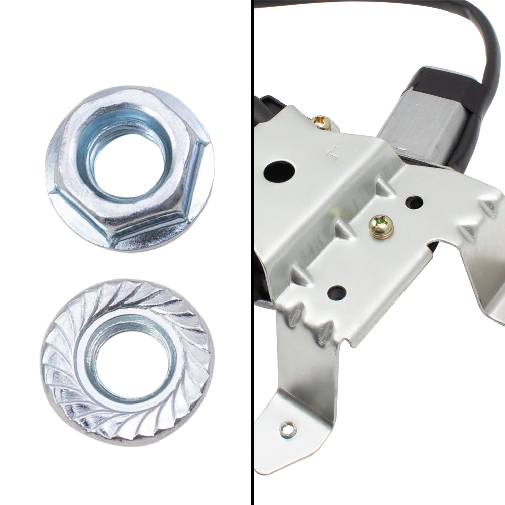 Brock Replacement 4 Pc Front & Rear Set Power Window Regulators with Motors Compatible with 2000-06 Tahoe Yukon 2002-2006 Escalade