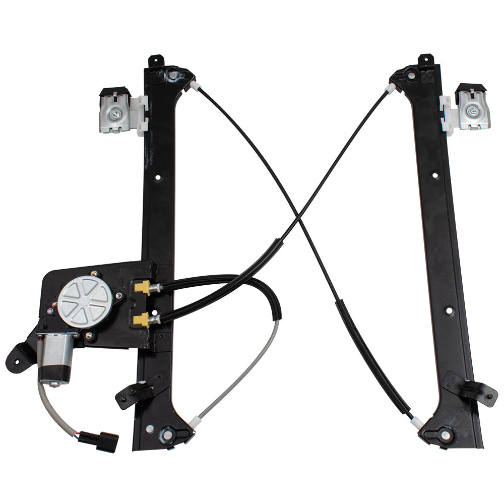 Brock Replacement Passenger Rear Power Window Regulator and Lift Motor Assembly Compatible with 2001-2007 Silverado Sierra Pickup Truck 19301980