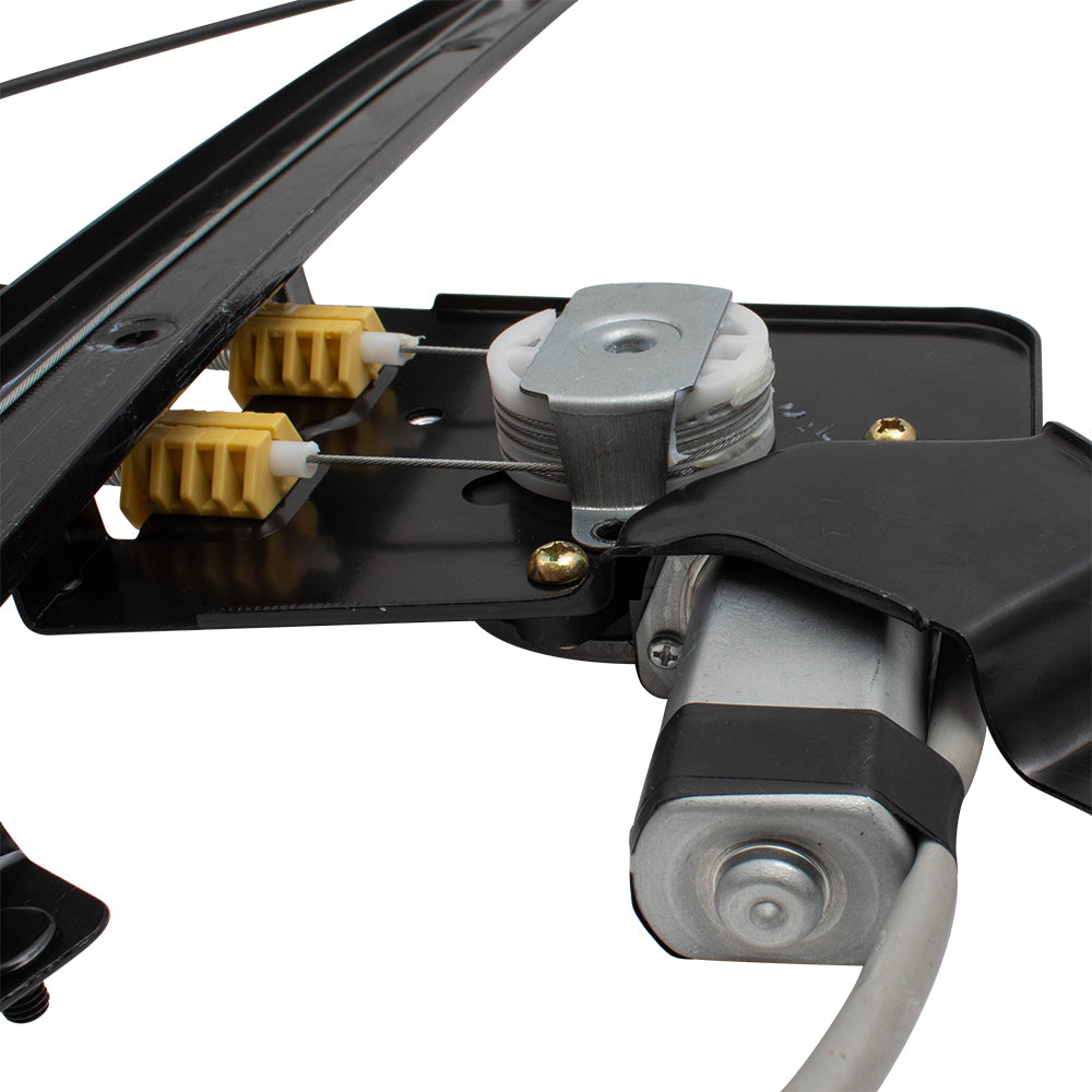 Brock Replacement Passenger Rear Power Window Regulator and Lift Motor Assembly Compatible with 2001-2007 Silverado Sierra Pickup Truck 19301980
