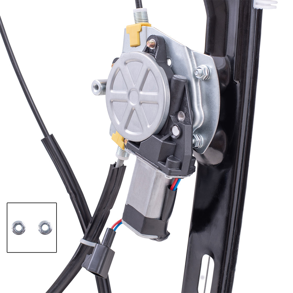 Brock Replacement Window Regulators with Motor 4 Piece Set Compatible with 07-13 Avalanche 08-13 Escalade EXT 07-13 Sierra 1500/2500HD/3500HD 07-13 Silverado 1500 07-14 Silverado 2500HD/3500HD