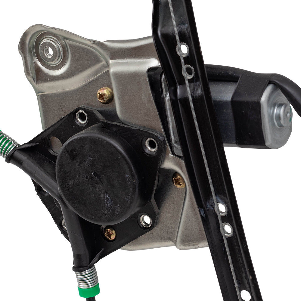 Brock Replacement Set Power Window Regulators with Lift Motors Compatible with 1999-2005 Grand Am 1999-2004 Alero Coupe 22702141 22702142