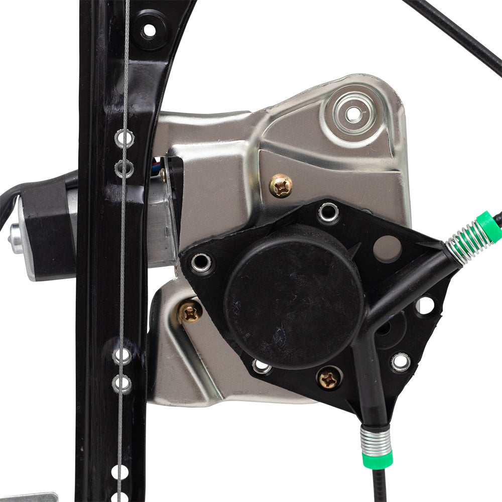 Window Regulator w/ Motor for 1999-2004 Alero Coupe Front for 1999-2005 Grand Am 22702141 Left GM1350126