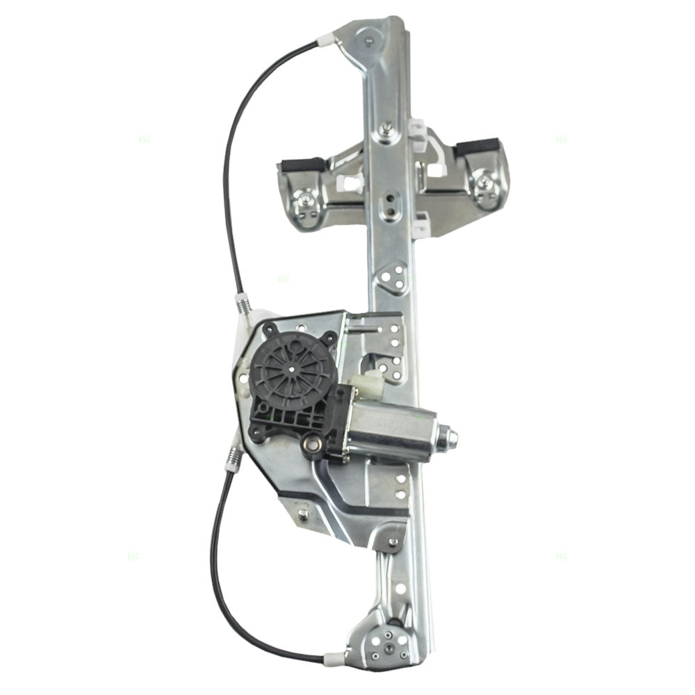 Brock Replacement Passenger Rear Power Window Regulator with Lift Motor Assembly Compatible with 2000-2005 DeVille 19244837