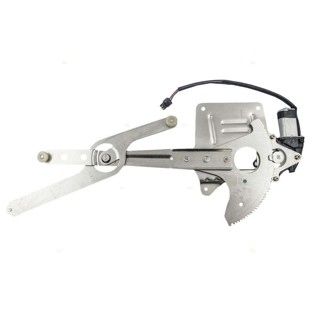 Brock Replacement Driver Front Power Window Regulator with Lift Motor Assembly Compatible with 94-04 S10 Pickup Sonoma Blazer Jimmy Bravada Hombre