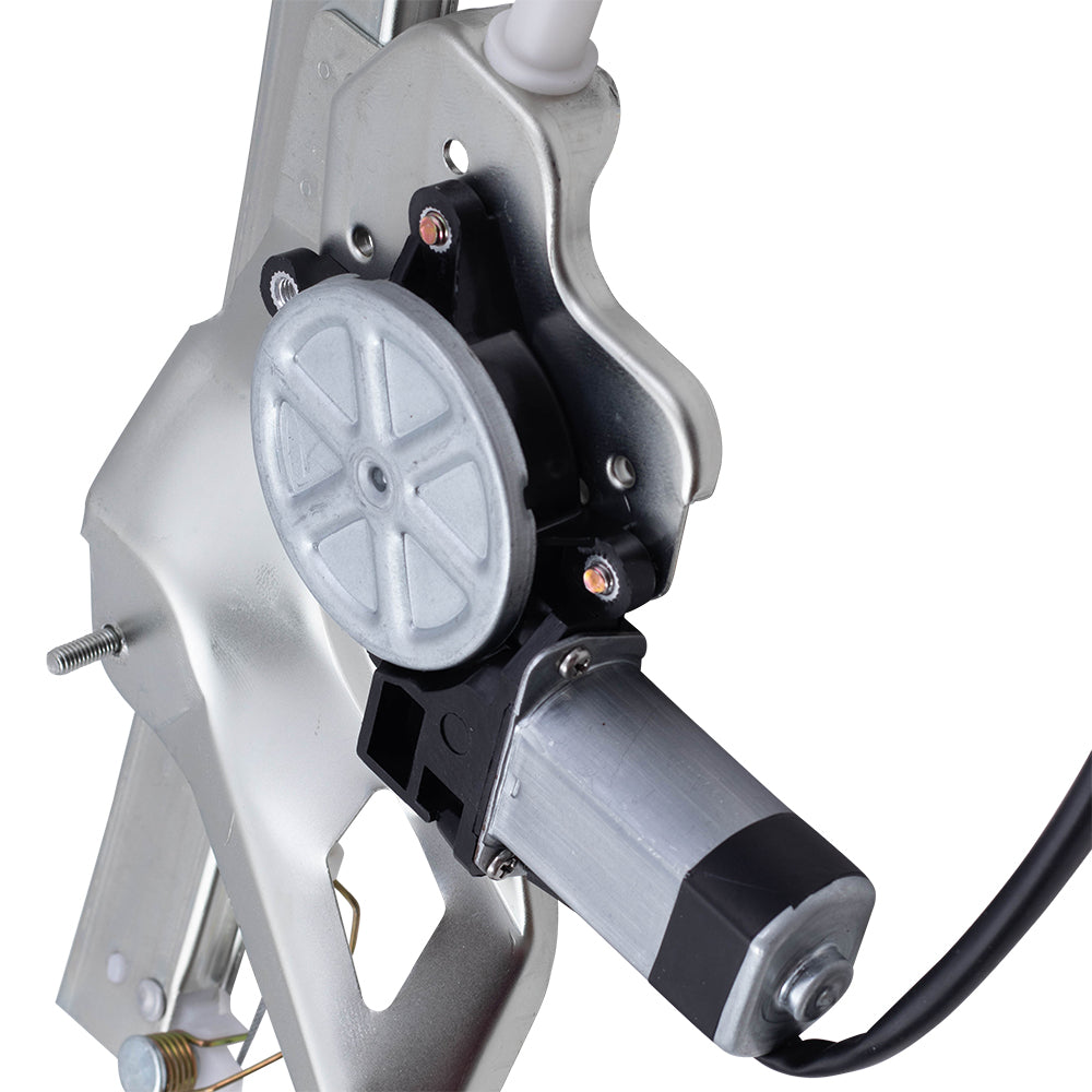 Brock Replacement Set Front Power Window Lift Regulators & Motor Compatible with 2000-2005 LeSabre 15231241 15231240