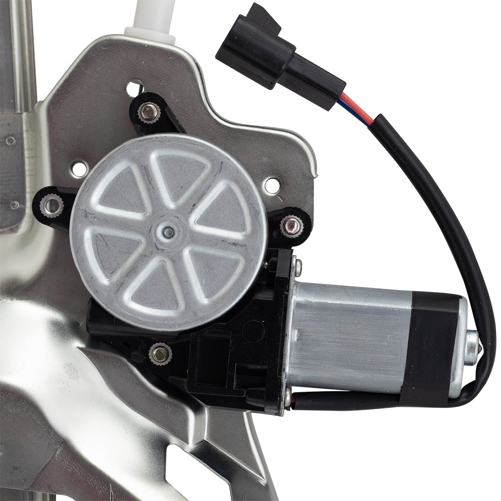 Brock Replacement Set Front Power Window Lift Regulators & Motor Compatible with 2000-2005 LeSabre 15231241 15231240