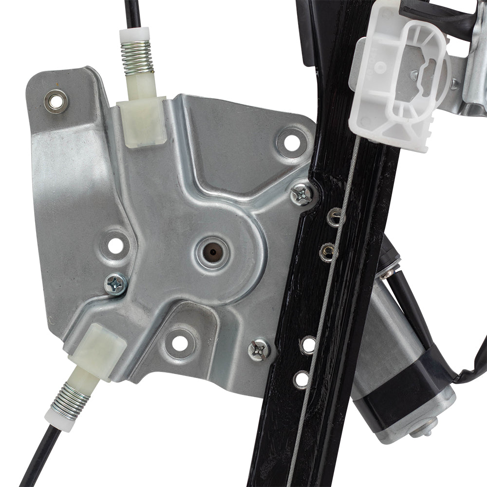 Brock Replacement Set Front Power Window Regulators with Lift Motors Compatible with 2008-2012 Malibu 25943968 25943967