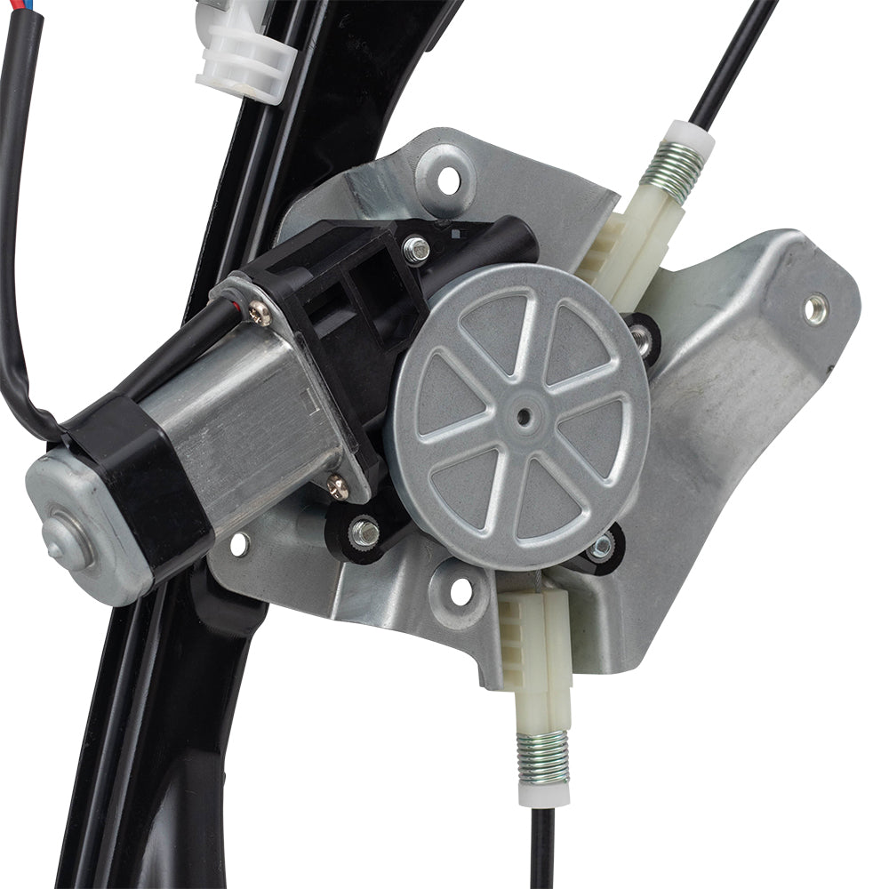 Brock Replacement Set Front Power Window Regulators with Lift Motors Compatible with 2008-2012 Malibu 25943968 25943967