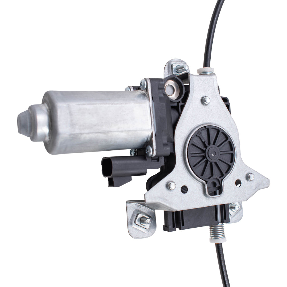 Brock Replacement Passenger Front Power Window Regulator and Lift Motor Assembly Upgrade Style Compatible with 98-02 Intrigue Century Regal