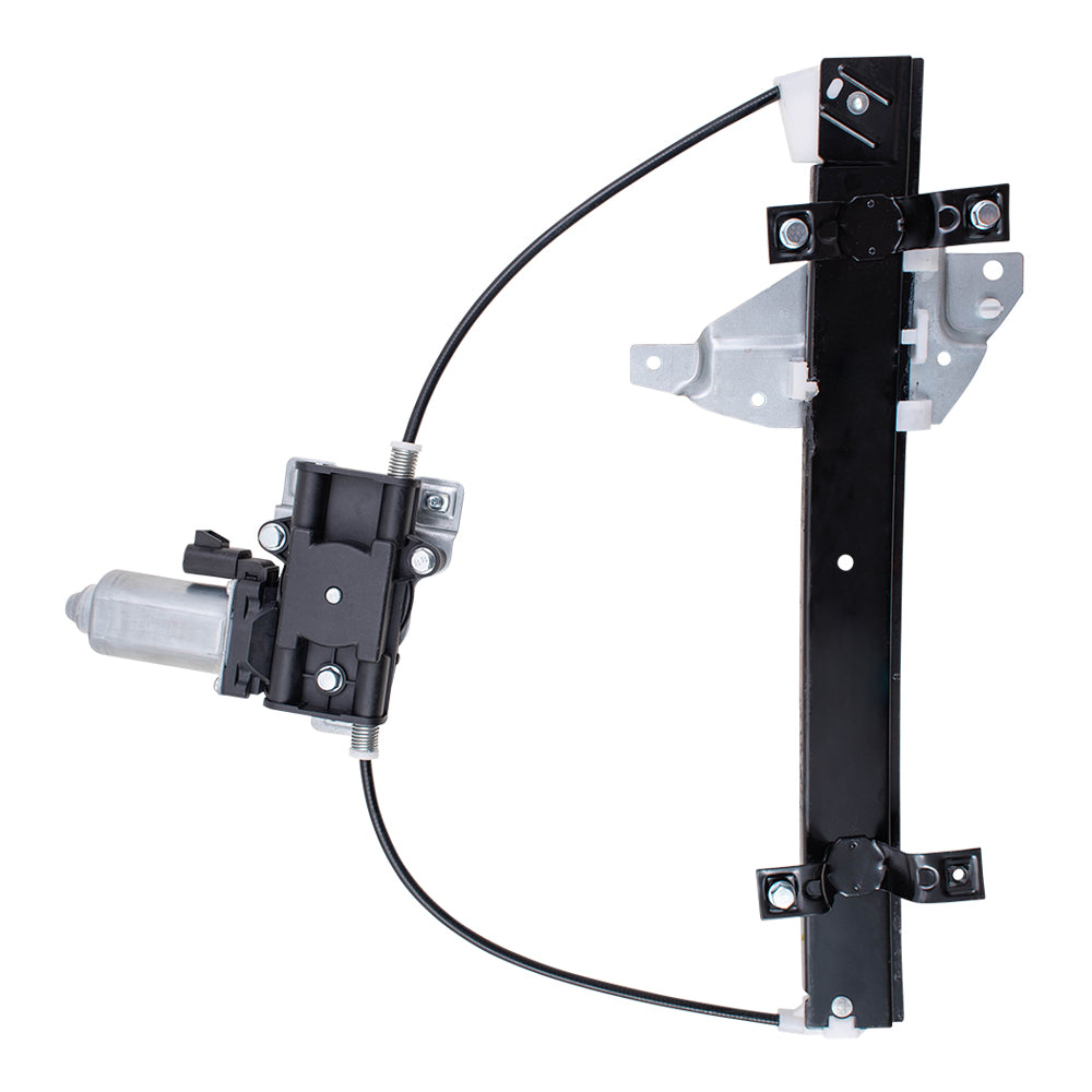 Window Regulator w/ Motor for 1997-2005 Century Upgraded Rear for 1997-2004 Regal for 1998-2002 Intrigue Set