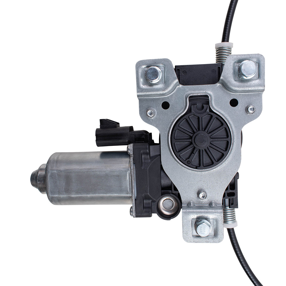 Brock Replacement Driver Rear Power Window Regulator and Lift Motor Assembly Upgrade Style Compatible with 98-02 Intrigue Regal Century 10334399
