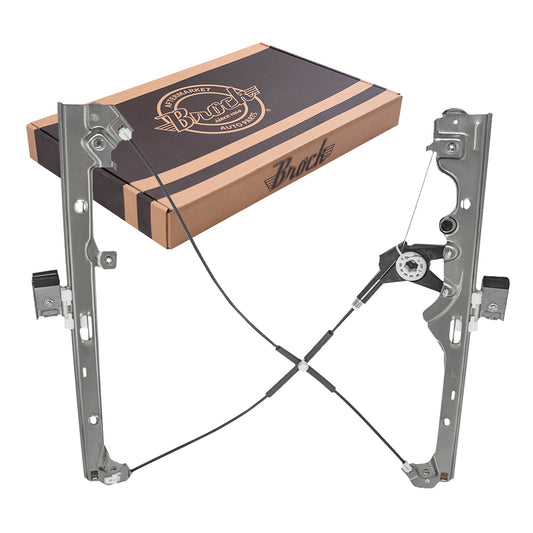 Window Regulator w/o Motor for 1999-2006 Silverado 1500 Front for 2001-2006 Silverado 1500 HD for 2000-2006 Tahoe for 2000-2006 Suburban 2500 for 2002-2006 Avalanche 2500 for 2001-2006 Sierra 3500