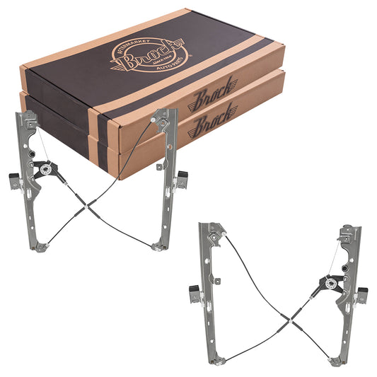 Window Regulator w/o Motor for 1999-2006 Silverado 1500 Front for 2001-2006 Silverado 1500 HD for 2000-2006 Tahoe for 2000-2006 Suburban 2500 for 2002-2006 Avalanche 2500 for 2001-2006 Sierra 3500