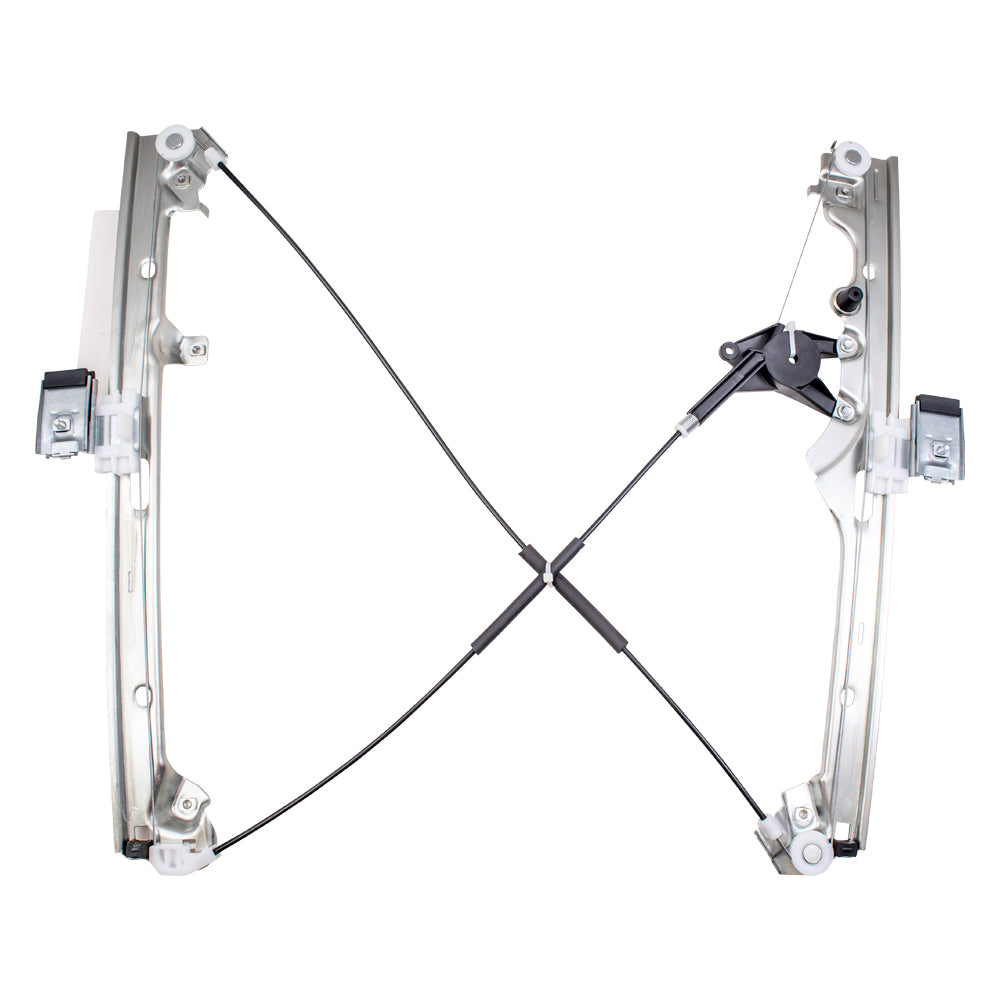 Window Regulator w/o Motor for 1999-2006 Silverado 1500 Front for 2001-2006 Silverado 1500 HD for 2000-2006 Tahoe for 2000-2006 Suburban 2500 for 2002-2006 Avalanche 2500 for 2001-2006 Sierra 3500