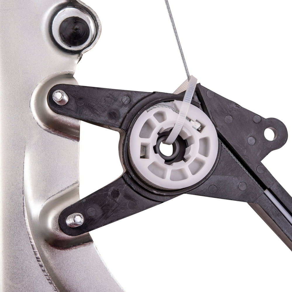 Window Regulator w/o Motor for 1999-2006 Silverado 1500 Front for 2001-2006 Silverado 1500 HD for 2000-2006 Tahoe for 2000-2006 Suburban 2500 for 2002-2006 Avalanche 2500 for 2001-2006 Sierra 3500