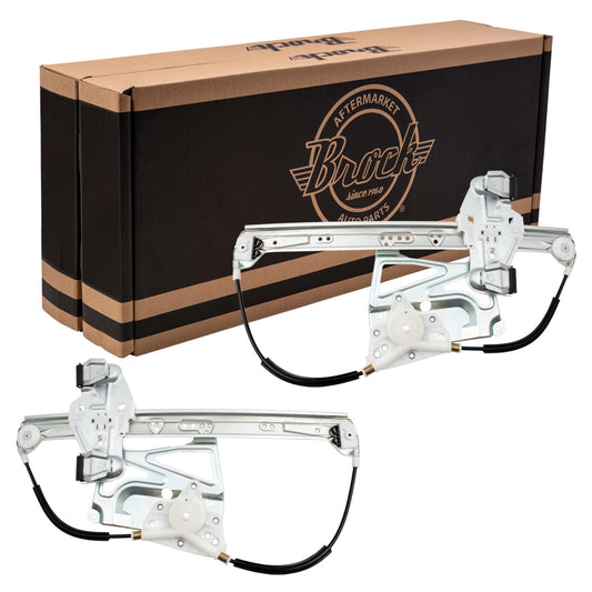 Window Regulator w/o Motor for 2000-2005 DeVille Front for 2006-2011 DTS Set GM1350139