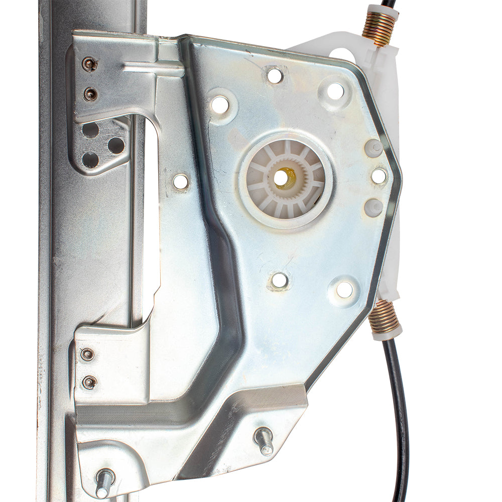 Brock Replacement Driver Rear Power Window Regulator without Motor Compatible with 2000-2005 DeVille 19244838