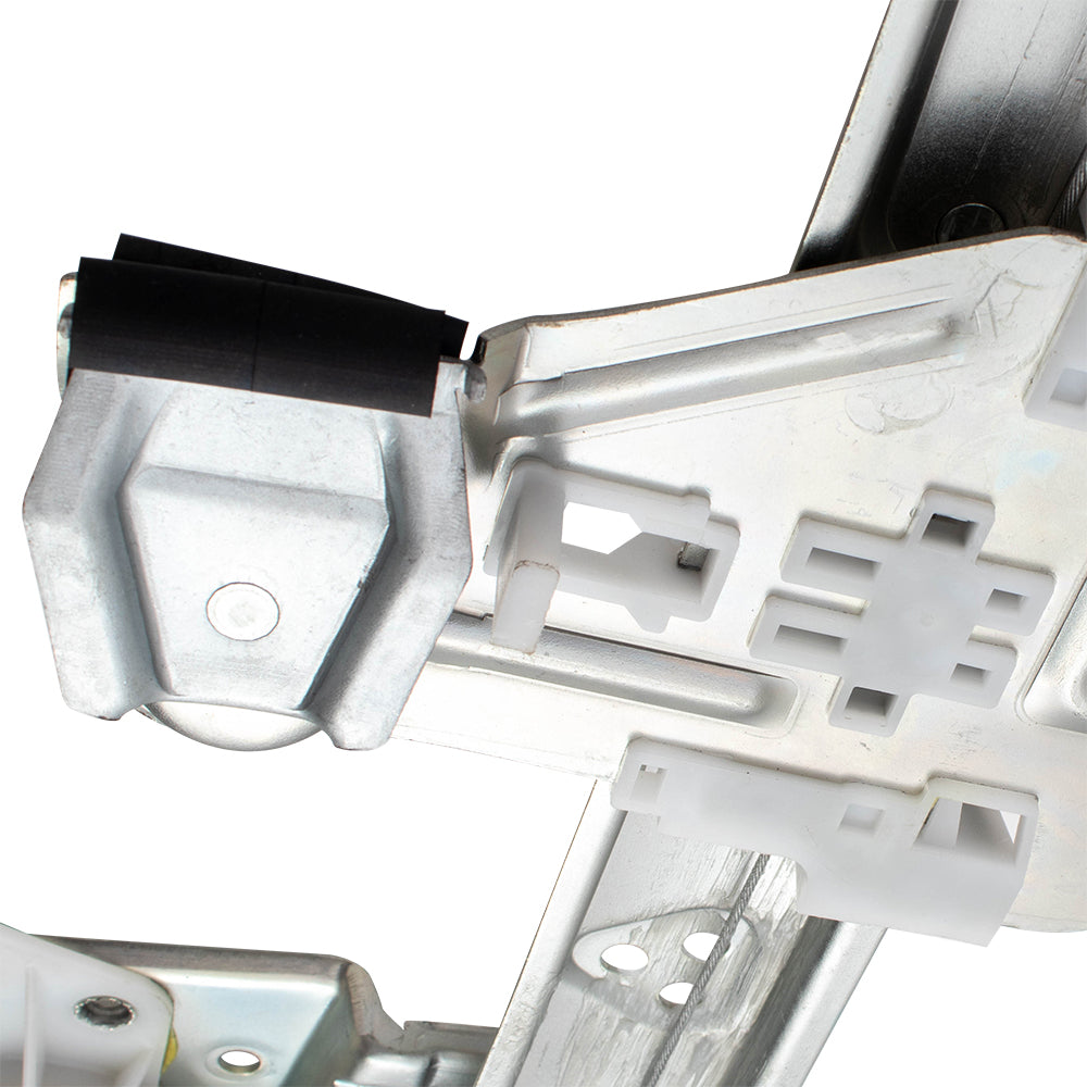 Brock Replacement Driver Rear Power Window Regulator without Motor Compatible with 2000-2005 DeVille 19244838