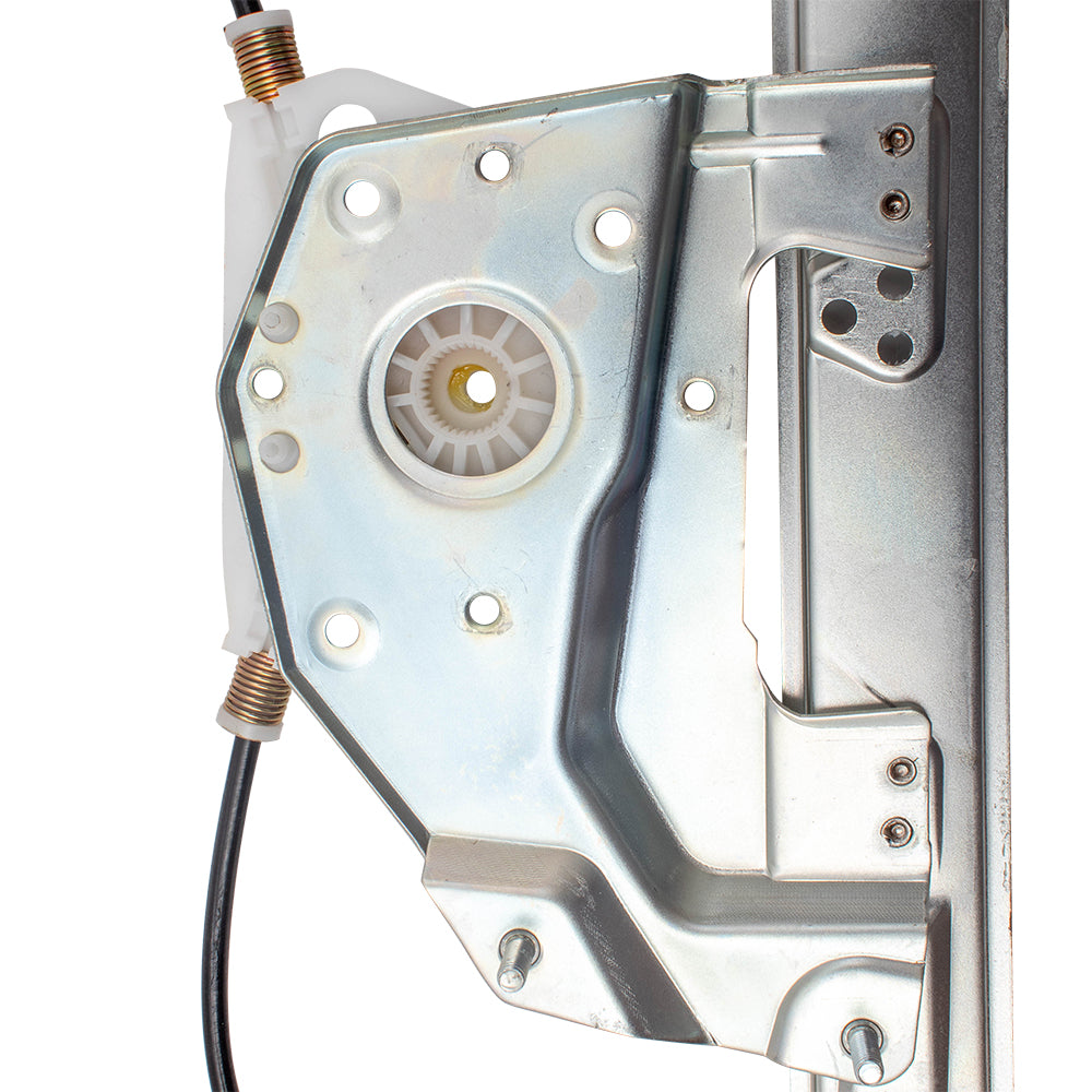 Brock Replacement Passenger Rear Power Window Regulator without Motor Compatible with 2000-2005 DeVille 19244837