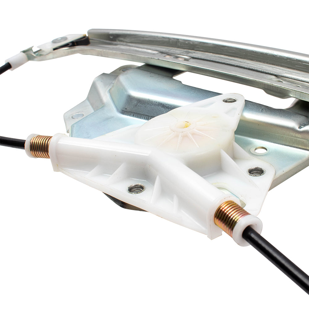Brock Replacement Passenger Rear Power Window Regulator without Motor Compatible with 2000-2005 DeVille 19244837