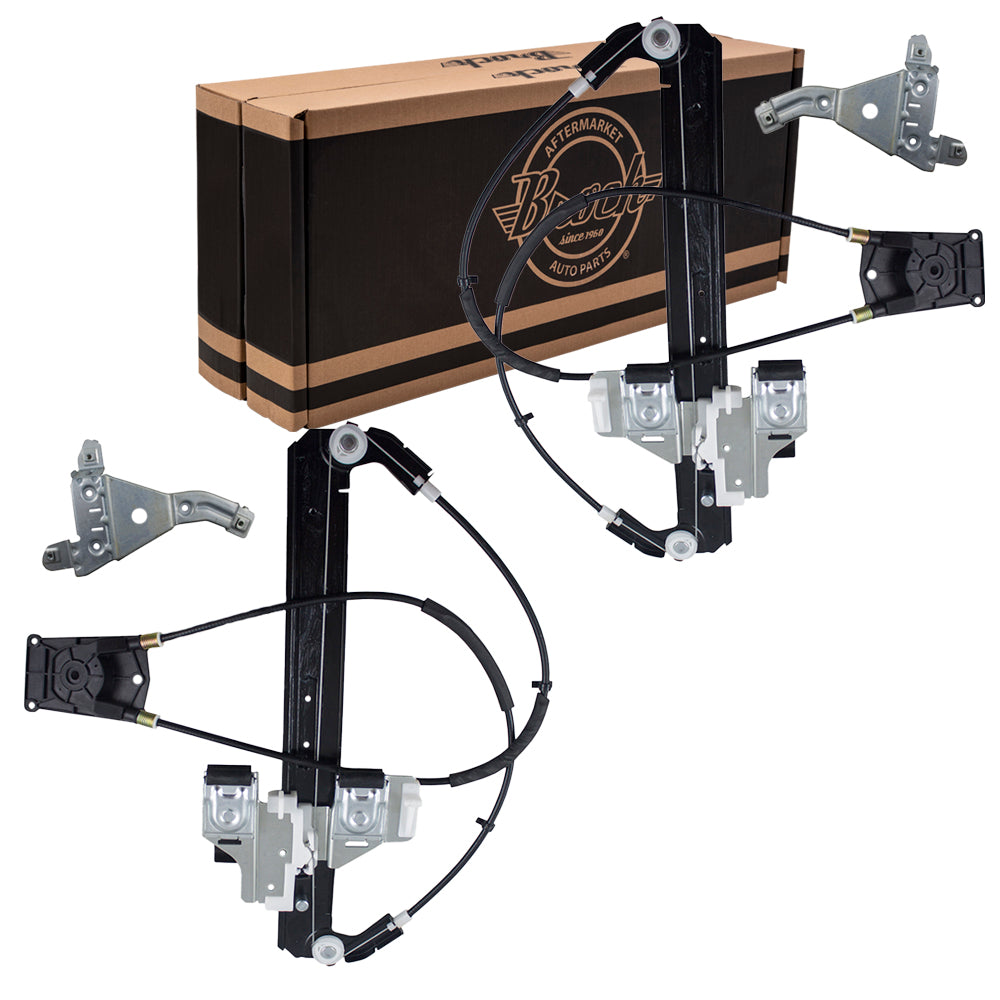 Window Regulator w/o Motor for 2000-2006 Tahoe Rear for 2000-2006 Yukon for 2002-2006 Escalade 19260050 Set GM1550140